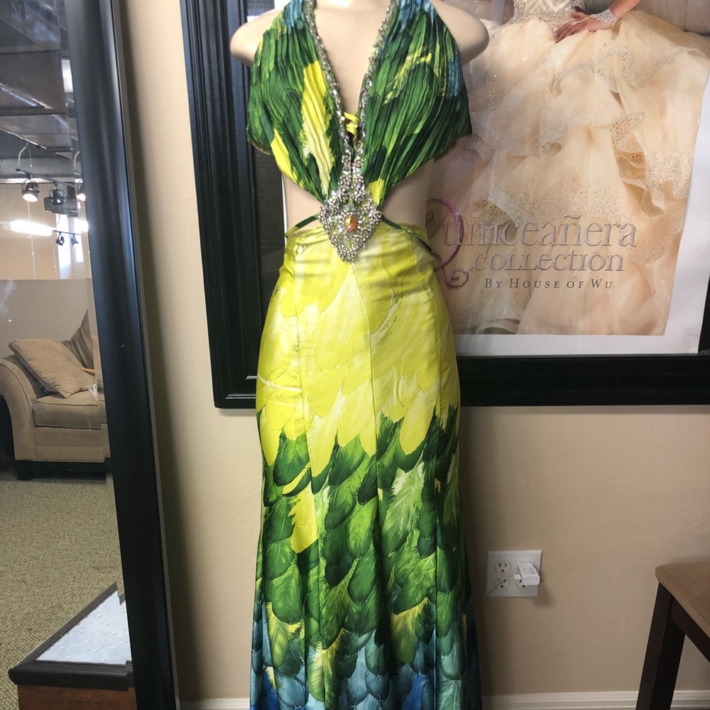 Formal Pageant Prom Dress Cut Out Size 10
